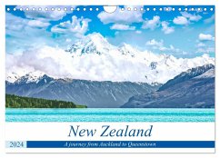 A journey from Auckland to Queenstown (Wall Calendar 2024 DIN A4 landscape), CALVENDO 12 Month Wall Calendar