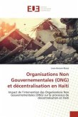 Organisations Non Gouvernementales (ONG) et décentralisation en Haïti