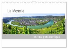 La Moselle en vue panoramique (Calendrier mural 2024 DIN A3 vertical), CALVENDO calendrier mensuel