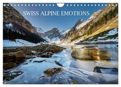 SWISS APLINE EMOTIONS (Wall Calendar 2024 DIN A4 landscape), CALVENDO 12 Month Wall Calendar