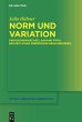 Norm und Variation (eBook, ePUB) - Bild 1