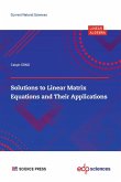 Solutions to Linear Matrix Equations and Their Applications (eBook, PDF)