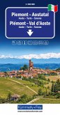 Piemont - Aostatal, Nr. 01, Regionalstrassenkarte 1:200'000