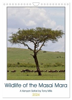 Wildlife of the Masai Mara (Wall Calendar 2024 DIN A4 portrait), CALVENDO 12 Month Wall Calendar