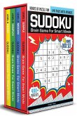 Sudoku - Brain Booster Puzzles for Kids: Box Set of 4 Books (Levels 1-4)
