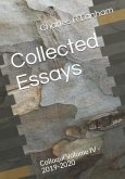 Collected Essays: Colloqui Volume IV 2019 - 2020
