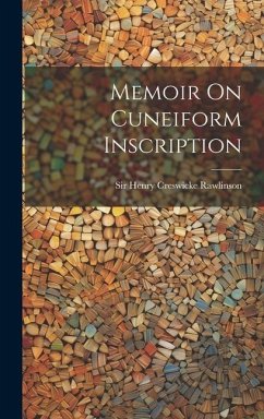 Cover Memoir On Cuneiform Inscription