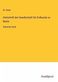 Zeitschrift der Gesellschaft für Erdkunde zu Berlin