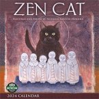 Zen Cat 2024 Wall Calendar: Meditational Art by Nicholas Kirsten-Honshin