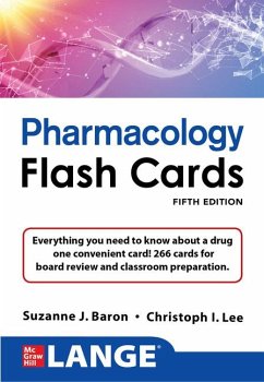 Lange Pharmacology Flash Cards, Fifth Edition - Baron, Suzanne; Lee, Christoph