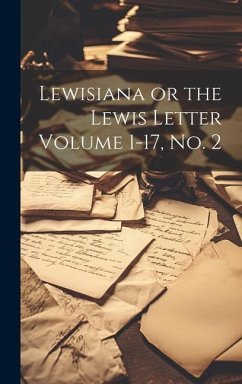 Lewisiana or the Lewis Letter Volume 1-17, no. 2 - Anonymous