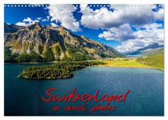 Switzerland - in aerial photos (Wall Calendar 2024 DIN A3 landscape), CALVENDO 12 Month Wall Calendar