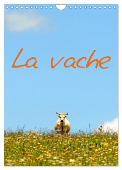 La vache (Calendrier mural 2024 DIN A4 horizontal), CALVENDO calendrier mensuel