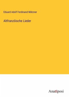 Cover Altfranzöische Lieder