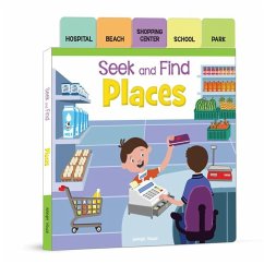 Seek and Find - Places: Early Learning Board Books with Tabs - Wonder House Books