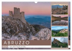 Abruzzo - The wild heart of Italy. (Wall Calendar 2024 DIN A3 landscape), CALVENDO 12 Month Wall Calendar