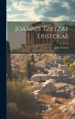 Cover Joannis Tzetzae Epistolae