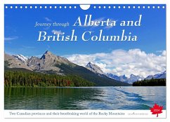 Journey through Alberta and British Columbia (Wall Calendar 2024 DIN A4 landscape), CALVENDO 12 Month Wall Calendar