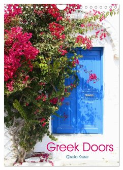 Greek Doors (Wall Calendar 2024 DIN A4 portrait), CALVENDO 12 Month Wall Calendar