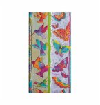 Paperblanks 2024 Hummingbirds & Flutterbyes Playful Creations 12-Month Slim Horizontal Elastic Band Closure 160 Pg 100 GSM