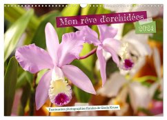 Mon rêve d'orchidées (Calendrier mural 2024 DIN A3 vertical), CALVENDO calendrier mensuel - Kruse, Gisela