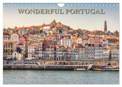 Wonderful Portugal (Wall Calendar 2024 DIN A4 landscape), CALVENDO 12 Month Wall Calendar - Pictures, Manjik