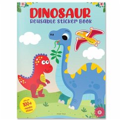 Dinosaur World: Reusable Sticker Book - Wonder House Books