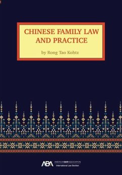 Chinese Family Law and Practice - Kohtz, Rong Tao