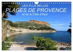 Les plus belles plages de Provence et de la Côte d'Azur (Calendrier mural 2024 DIN A4 vertical), CALVENDO calendrier mensuel
