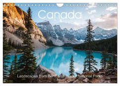 Canada - Landscapes from Banff and Jasper National parks (Wall Calendar 2024 DIN A4 landscape), CALVENDO 12 Month Wall Calendar