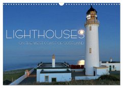 Lighthouses on the West Coast of Scotland (Wall Calendar 2024 DIN A3 landscape), CALVENDO 12 Month Wall Calendar - Haafke, Udo