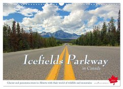 Icefields Parkway in Canada (Wall Calendar 2024 DIN A3 landscape), CALVENDO 12 Month Wall Calendar
