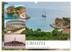 Croatia Dreamland on the Adriatic Sea (Wall Calendar 2024 DIN A3 landscape), CALVENDO 12 Month Wall Calendar - Kruse, Joana