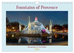Fountains of Provence (Wall Calendar 2024 DIN A4 landscape), CALVENDO 12 Month Wall Calendar