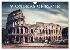 Wonders of Rome (Wall Calendar 2024 DIN A4 landscape), CALVENDO 12 Month Wall Calendar - Pictures, Manjik