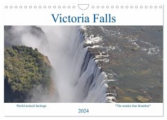 World natural heritage Victoria Falls - The smoke that thunders (Wall Calendar 2024 DIN A4 landscape), CALVENDO 12 Month Wall Calendar