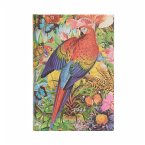 Paperblanks 2024 Tropical Garden Nature Montages 12-Month Mini Day Planner Elastic Band Closure 416 Pg 80 GSM