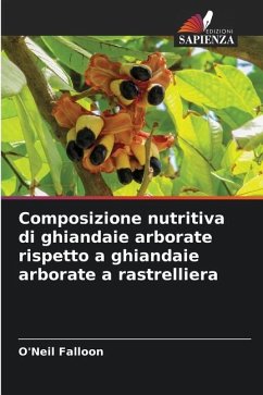 Composizione nutritiva di ghiandaie arborate rispetto a ghiandaie arborate a rastrelliera - Falloon, O'Neil