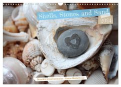 Shells, Stones and Sand (Wall Calendar 2024 DIN A3 landscape), CALVENDO 12 Month Wall Calendar - Kruse, Gisela