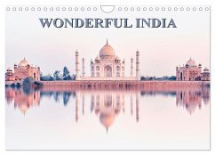 Wonderful India (Wall Calendar 2024 DIN A4 landscape), CALVENDO 12 Month Wall Calendar - Pictures, Manjik