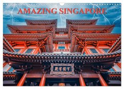 Amazing Singapore (Wall Calendar 2024 DIN A3 landscape), CALVENDO 12 Month Wall Calendar - Pictures, Manjik