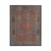 Paperblanks 2024 Midnight Star Cairo Atelier 12-Month Flexi Ultra Vertical 176 Pg 100 GSM