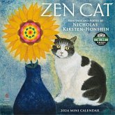 Zen Cat 2024 Mini Wall Calendar: Meditational Art by Nicholas Kirsten-Honshin