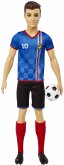 Ken Fußballspieler-Puppe, kurze Haare, Trikot mit der Nummer 10, Fußball, Stol Ken Fußballspieler-Puppe, kurze Haare, Trikot mit der Nummer 10, Fußball, Stol