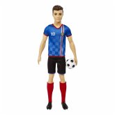 Ken Fußballspieler-Puppe, kurze Haare, Trikot mit der Nummer 10, Fußball, Stol