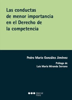Cover Las conductas de menor importancia en el Derecho de la competencia (eBook, PDF)