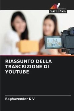 RIASSUNTO DELLA TRASCRIZIONE DI YOUTUBE - K V, Raghavender