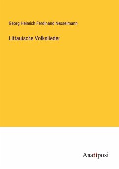 Cover Littauische Volkslieder