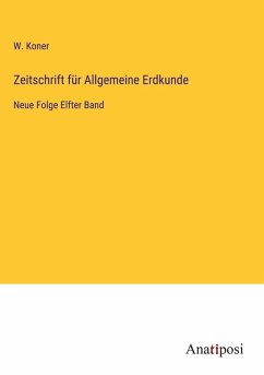 Cover Zeitschrift für Allgemeine Erdkunde