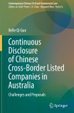 Continuous Disclosure of Chinese Cross-Border Listed Companies in Australia